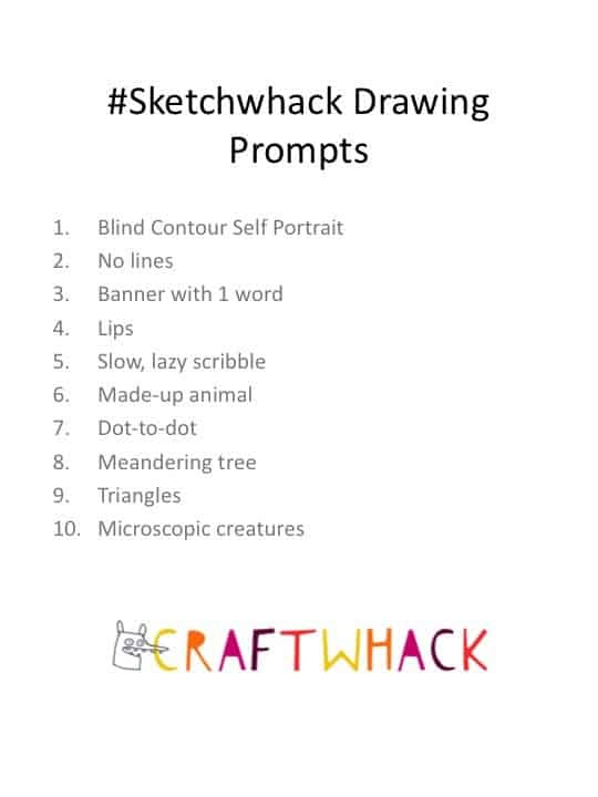 100 Silly Drawing Prompts - Something, to create a drawing you'll be