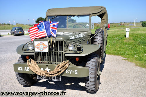 Jeep - Vehicules du debarquement - Photos des plages du débarquement