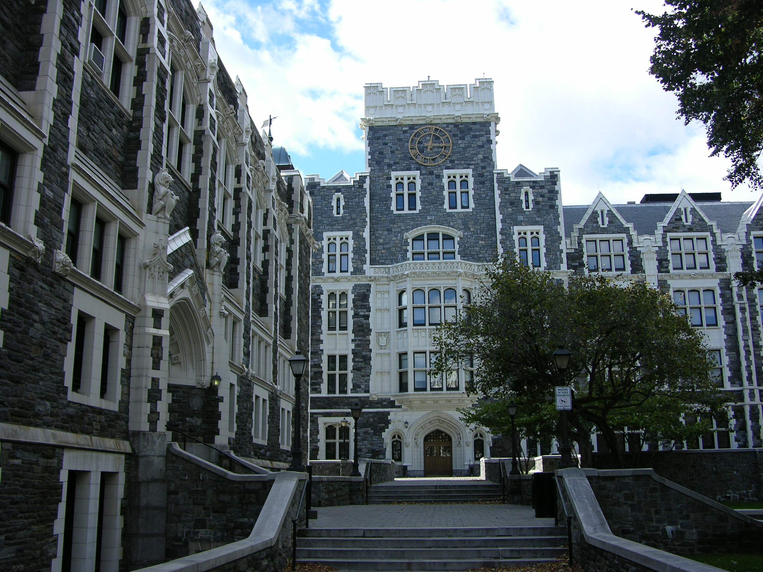 viewed the west from Convent Avenue, City College of New York, 2010 viewed the west from Convent Avenue, City College of New York, 2010