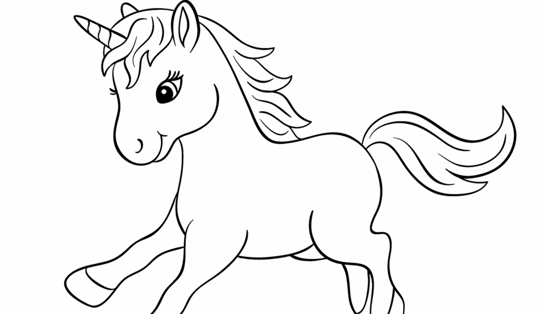 Baby Unicorn Images To Color - Baby Viewer