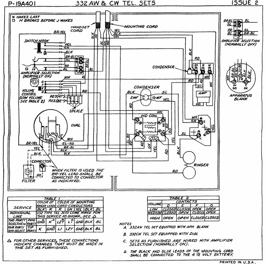 Phone Wire Schematic