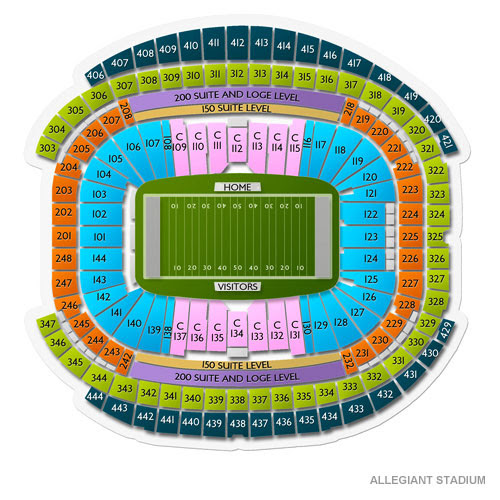 Allegiant Stadium Seating Chart Tickets Las Vegas Raiders Raiders Com