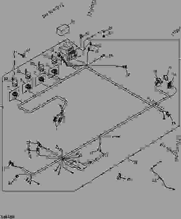 John Deere 250 Skid Steer Wiring Diagram / Od 0192 John Deere 240 Skid