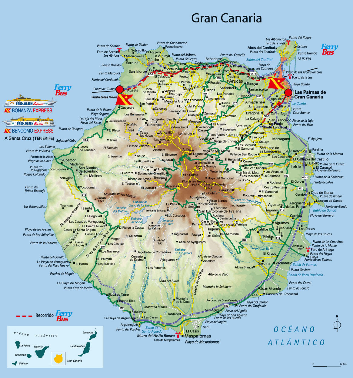 39+ Mapa Gran Canaria Simple - Campor