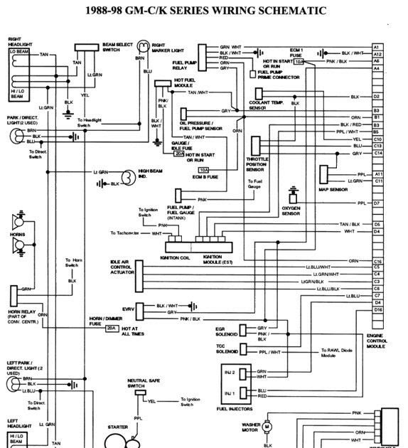 1993 Gmc Sierra 4x4 Actuator Wiring Diagram | schematic and wiring diagram