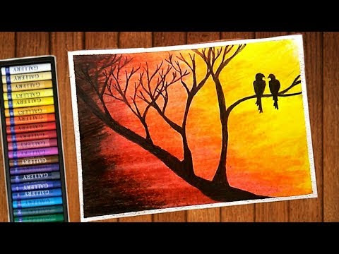 Featured image of post Beginner Easy Oil Pastel Drawings Sunset - Learn how to draw easy oil pastel pictures using these outlines or print just for coloring.