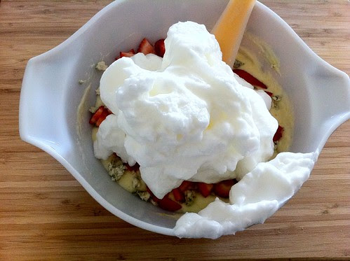 Remaining Egg Whites Added to Custard