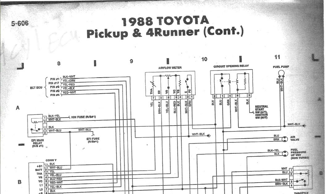 1987 Toyota 4runner Wiring Diagram