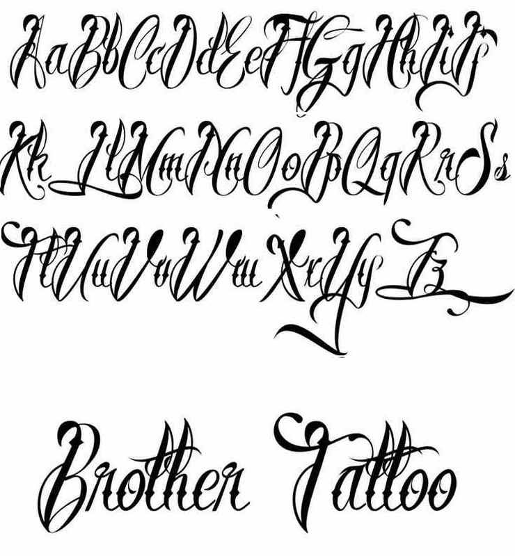 21+ Lettering Chest Tattoo Fonts PNG