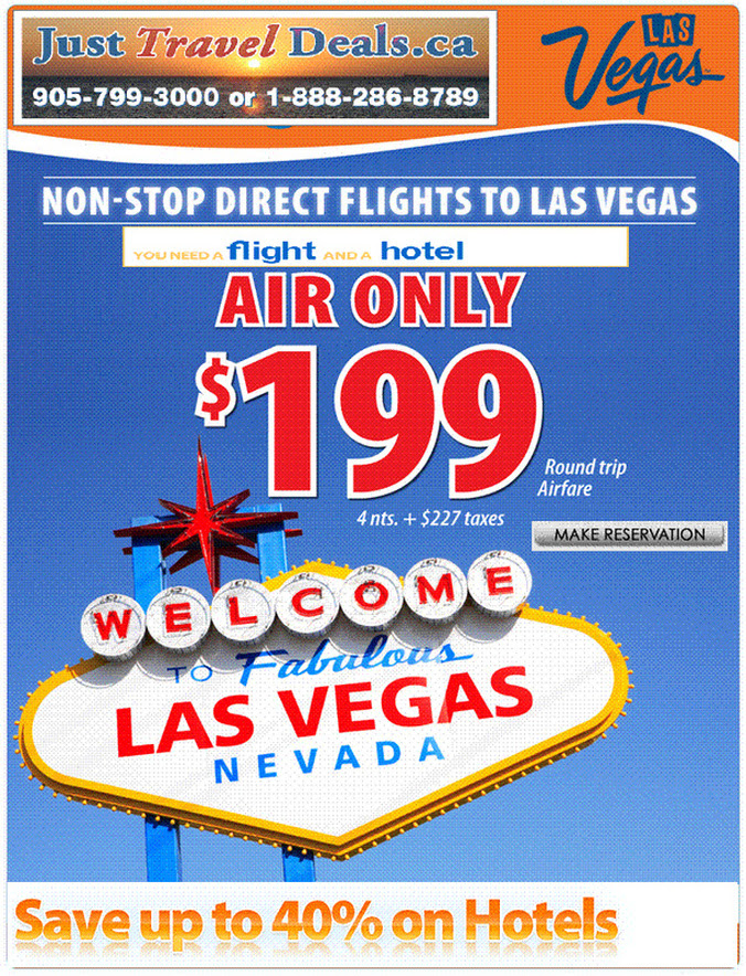 Las Vegas Flight Hotel Car Deals seartdesign