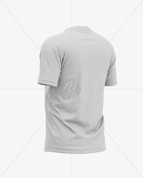 Download Download Men's Heather Raglan Short Sleeve T-Shirt Mockup ...