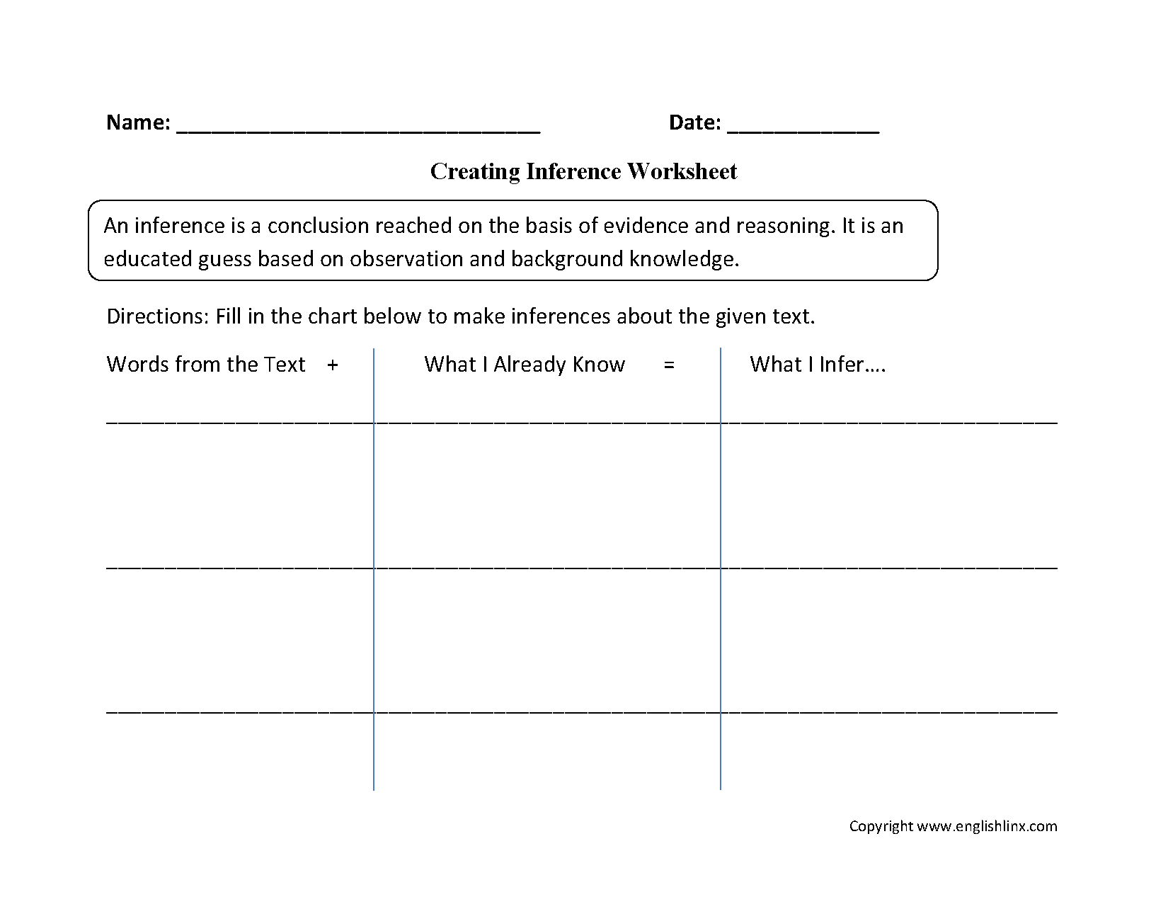 14 Best Images Of Making Inferences Worksheets 7th Grade 5th Grade 