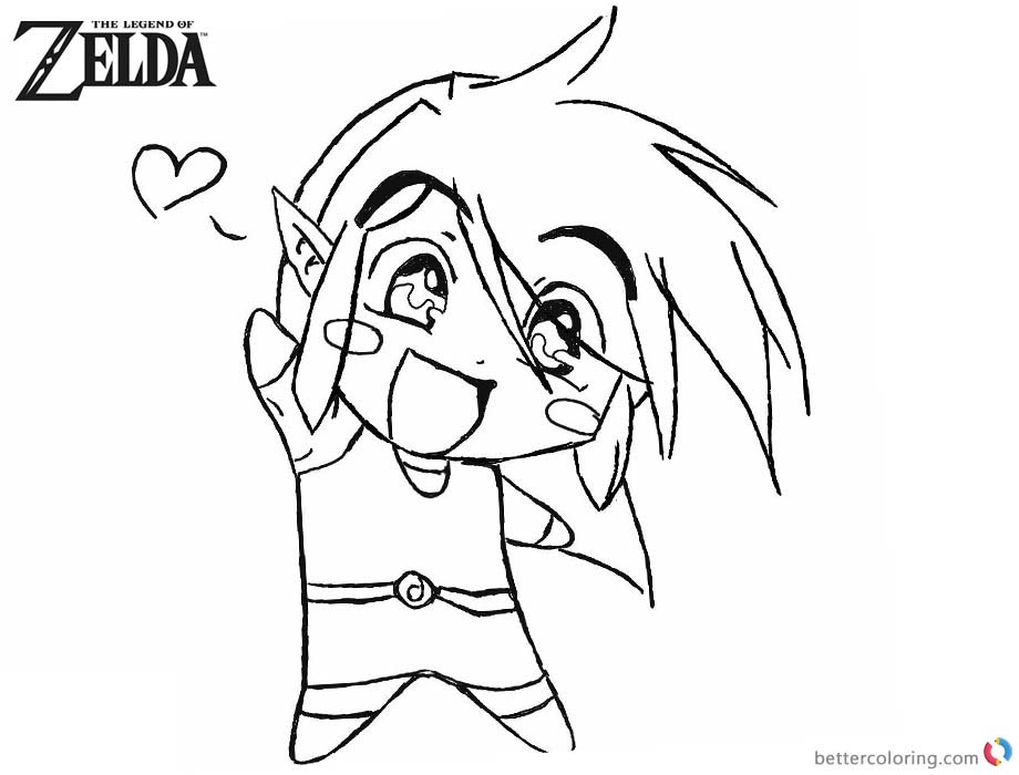 Zelda Wolf Coloring Pages - Legend Of Zelda Link Coloring Pages at