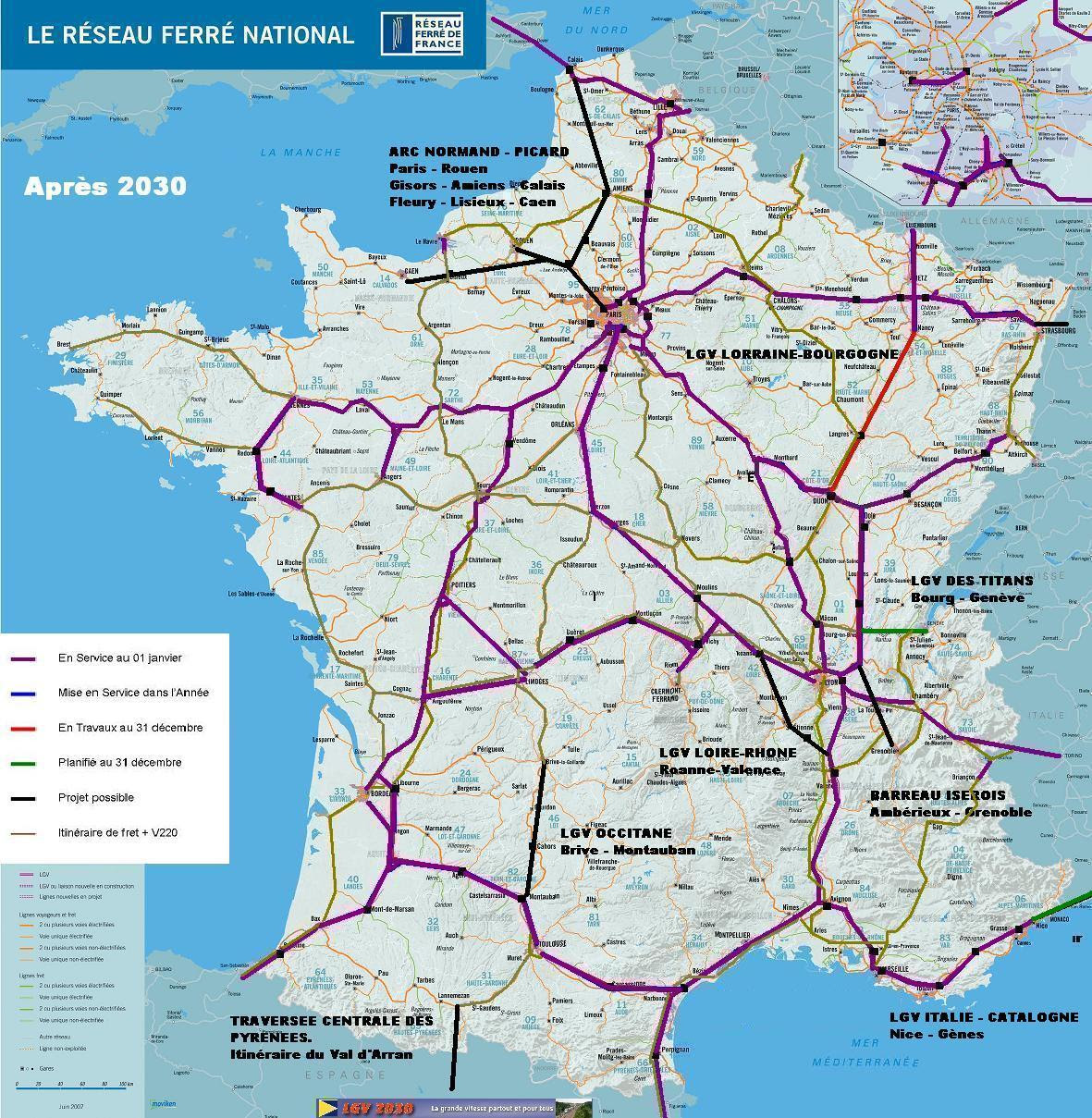  Carte  Ferroviaire  Carte 