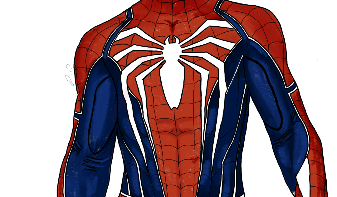 Ps4 Spider Man Suit Coloring Page