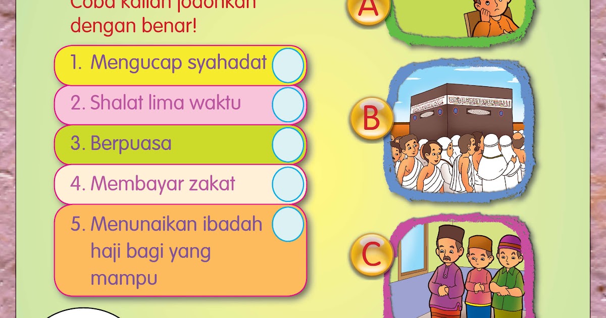 95 Gambar Rukun Islam Untuk Anak Tk Paling Bagus Gambar 