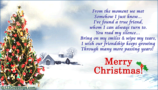 Christmas Greetings To My Friends And Family - Sumpah 