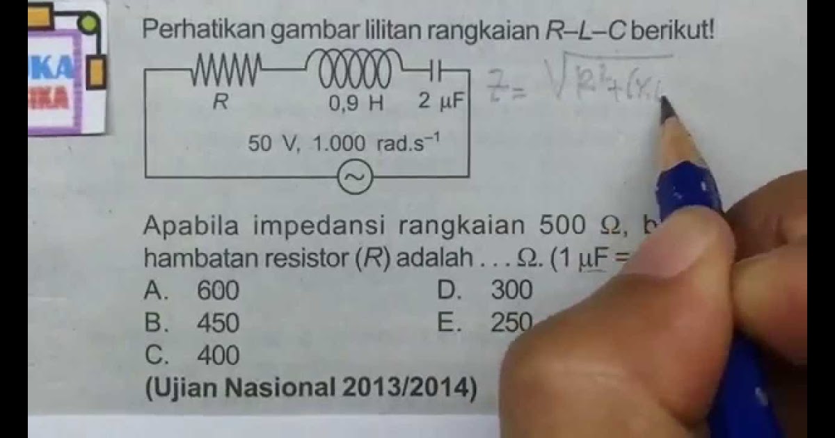 Contoh Soal Rangkaian Rlc Seri Dan Paralel - Berbagi Contoh Soal