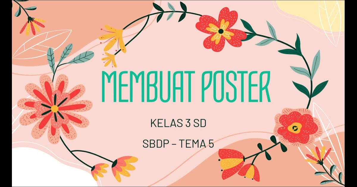 Kreasi Poster Anak Sd Kelas3 Buku Pendidikan Lingkungan