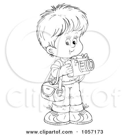 Camera Coloring Pages Girl With A Camera  Learn to Color