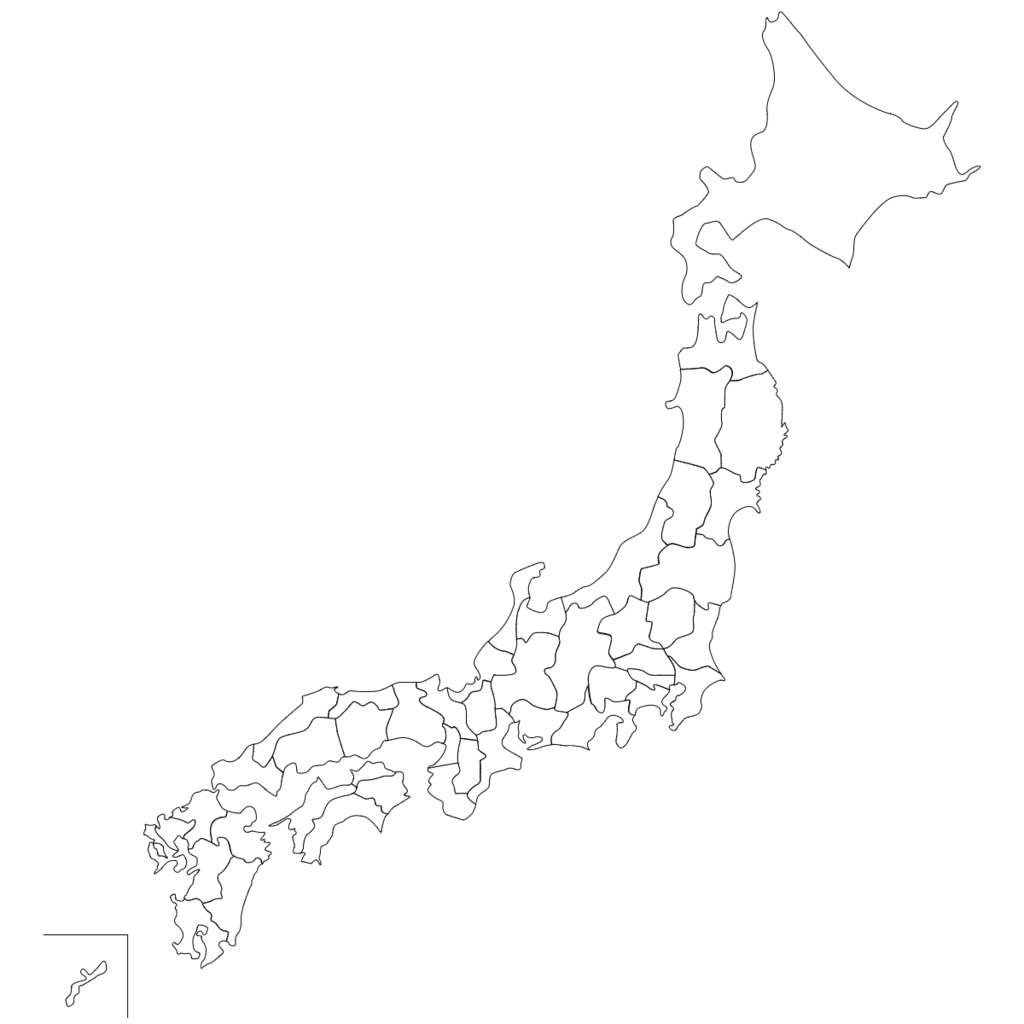 すべてのイラスト画像 無料印刷可能北海道 白地図 フリー