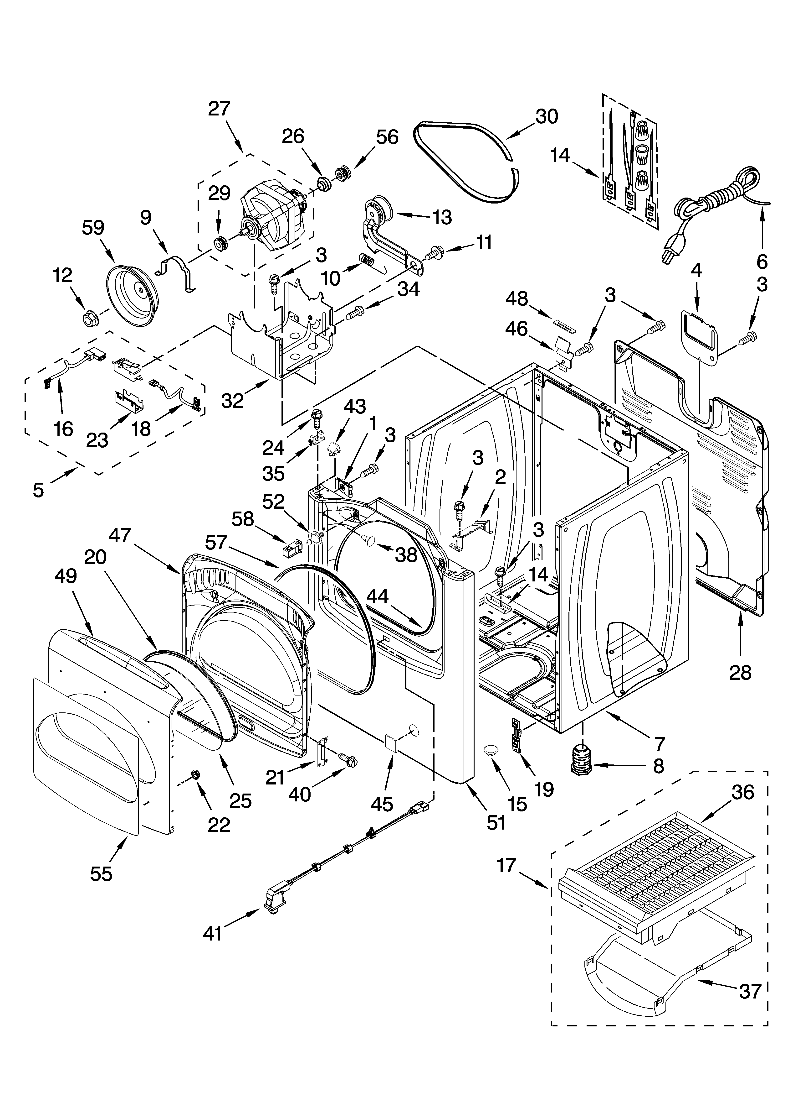 30 Kenmore He2 Dryer Parts Diagram Wiring Diagram Database