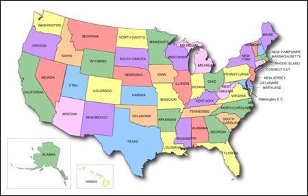 Images and Places, Pictures and Info: united states of america map with ...