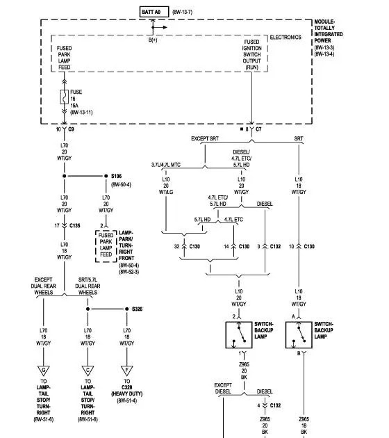 1996 Dodge Ram 1500 Radio Wiring Diagram - Hanenhuusholli