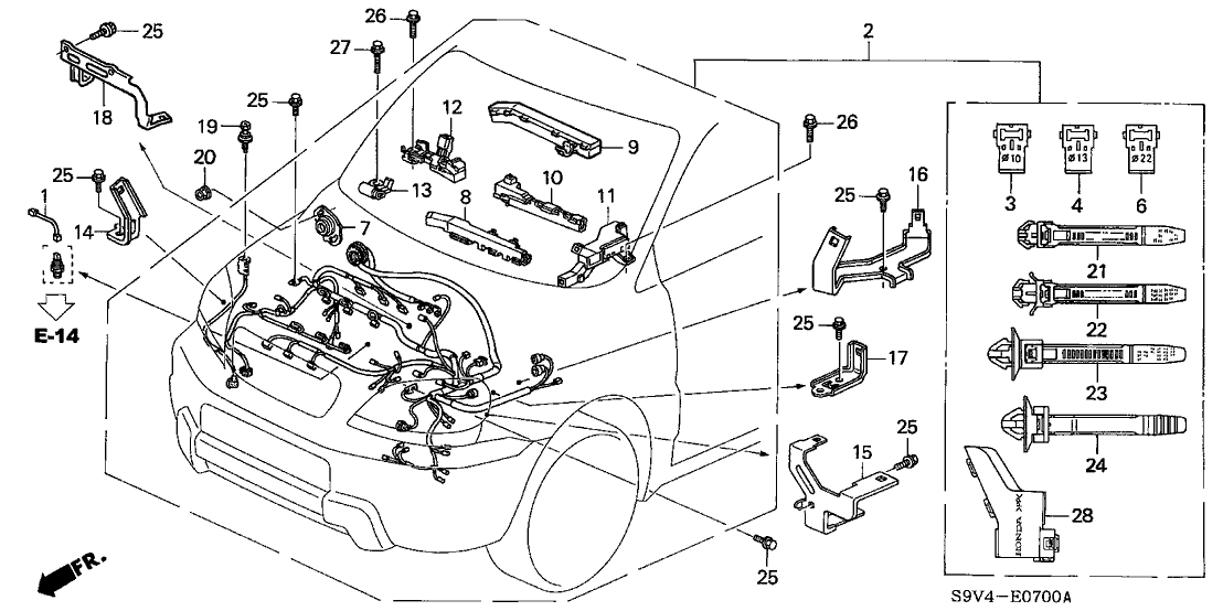 Wiring Diagram PDF: 2003 Honda Pilot Engine Diagram