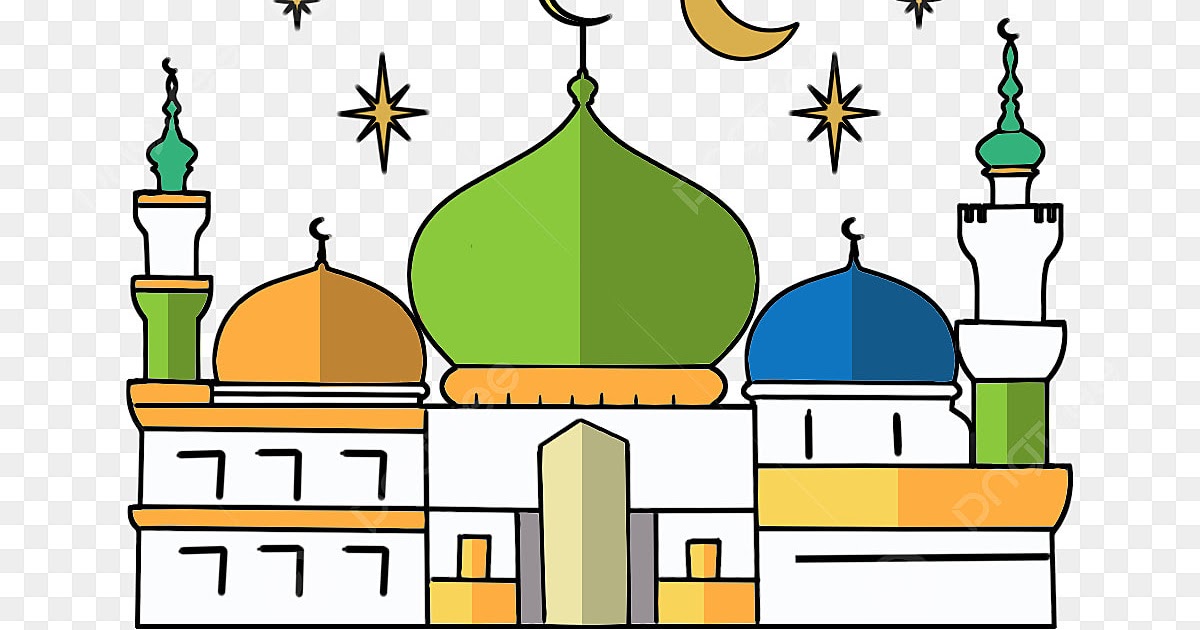 Gambar Masjid Kartun  Yang Gampang 10 Download  Gambar 