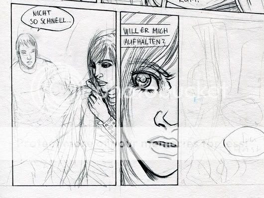 Comicseite in arbeit