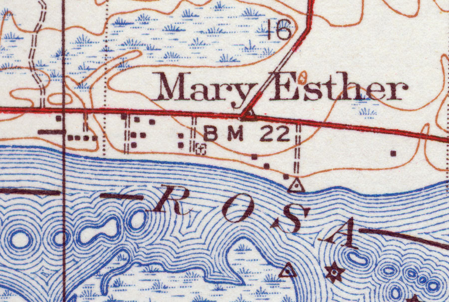 Mary Esther Florida Map World Of Light Map