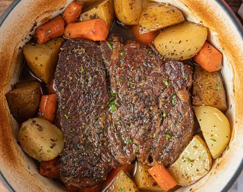 Roast Beef With Potatoes And Carrots - Slow Cooker Pot Roast Easy Crock ...