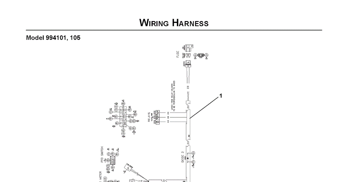 36 Toro Proline Mower Wiring Diagram Hecho