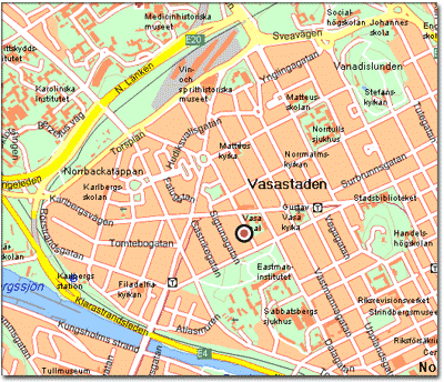 Annorlunda möbler: Karta stockholms innerstad