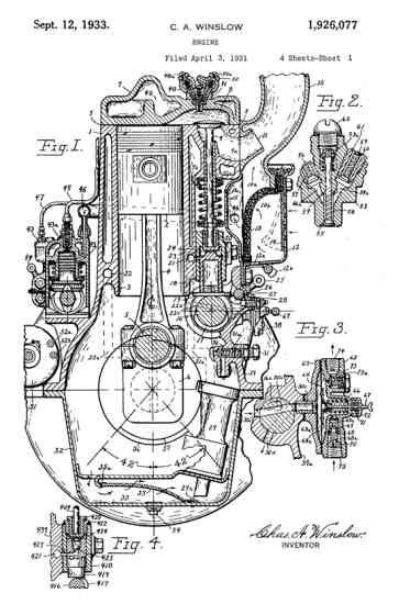 Monovalve 4-Stroke Diesel Engine Patent - Gas Engines