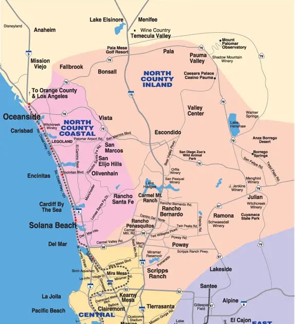 San Diego Neighborhood Map