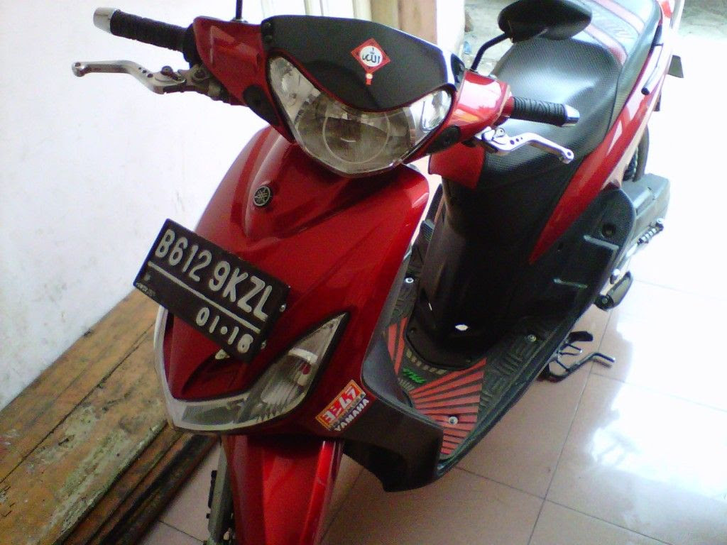 Top modif mio sporty merah Top modif mio sporty merah