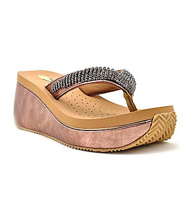 Gold Wedge Sandals: Dillard's Gold Wedge Shoes
