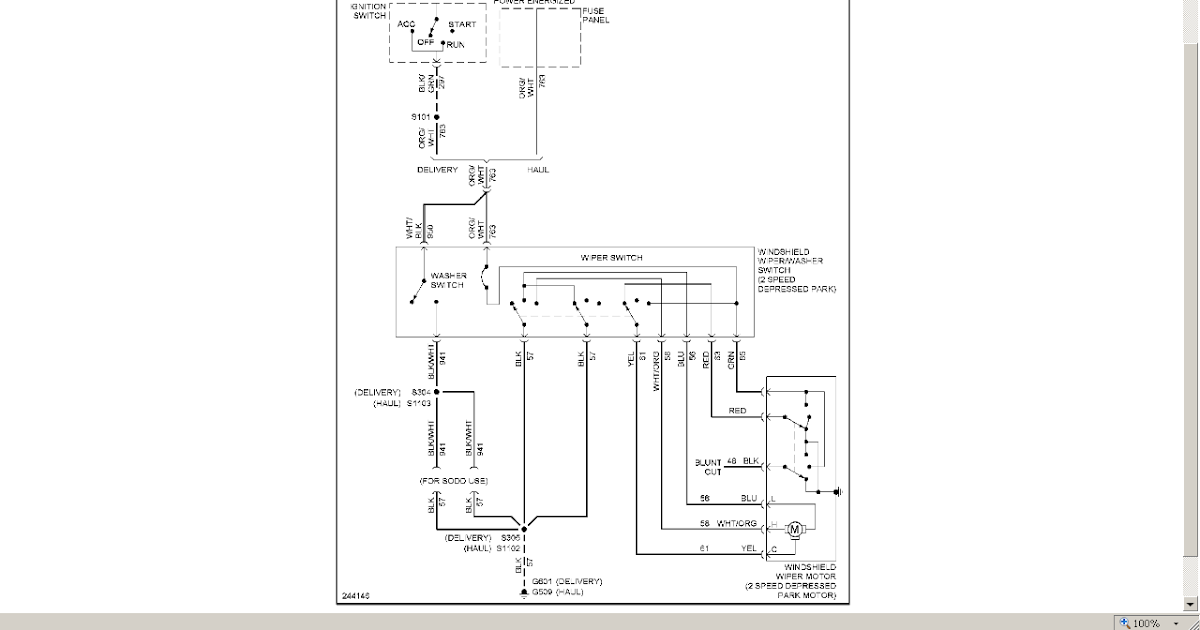 International Truck Wiper Motor Wiring Diagram - Home Wiring Diagram