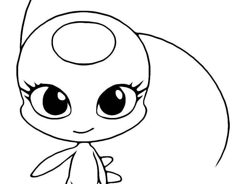 Miraculous Ladybug Tikki And Plagg Coloring Pages | Bunkhousequilting ...