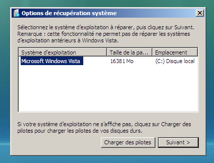 Tutoriel Centre Sauvegarde de Windows Vista/Seven