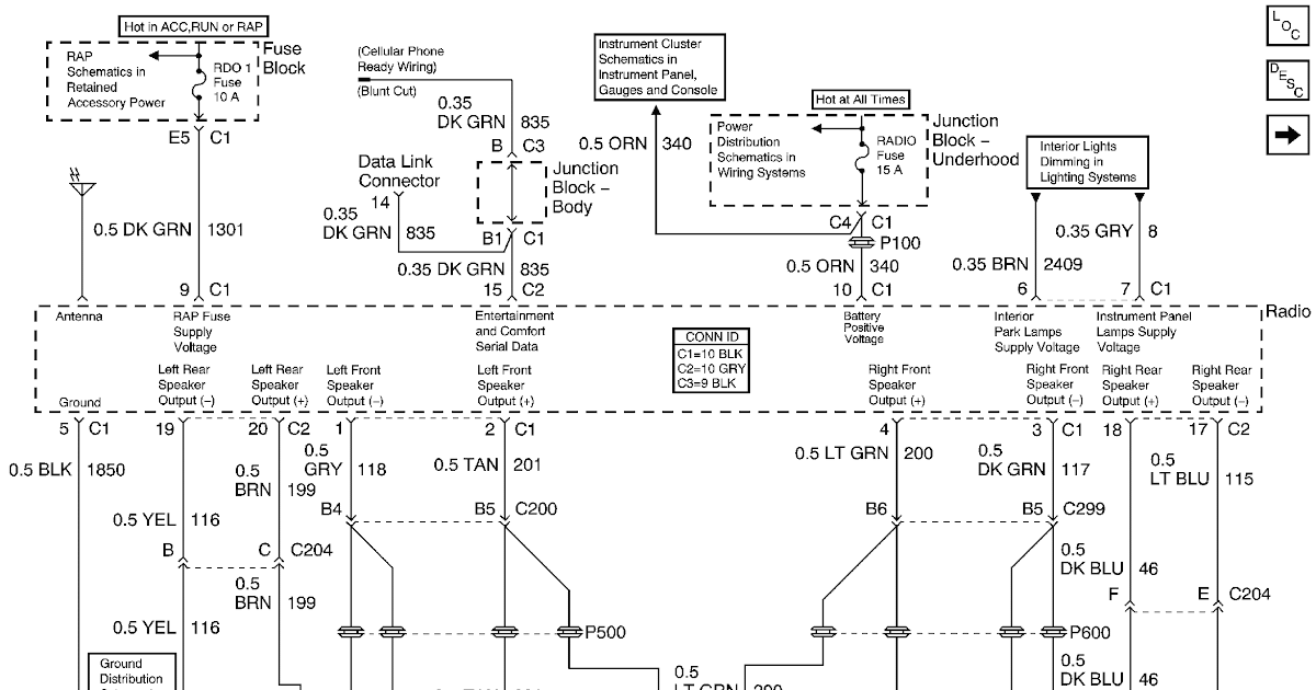 Wiring Diagram For 2001 Camaro Speaker - Complete Wiring Schemas