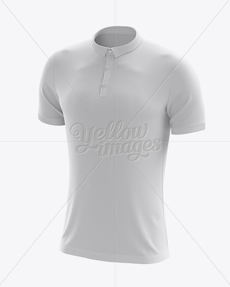 Download Download Men's Soccer Polo Shirt Mockup (Half Side View) PSD