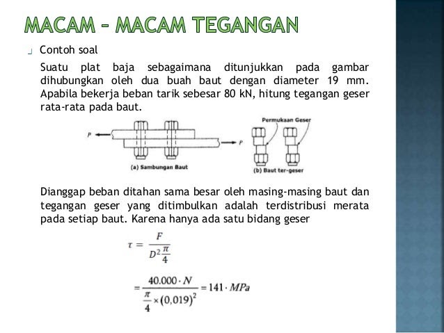 Soal Dan Jawaban Materi Tegangan Dan Regangan