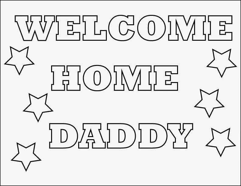 Free Download Welcome Home Coloring Pages