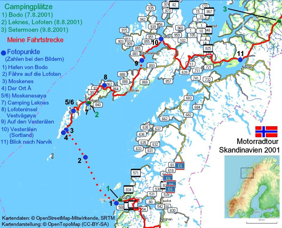 Lofoten Karte | Karte