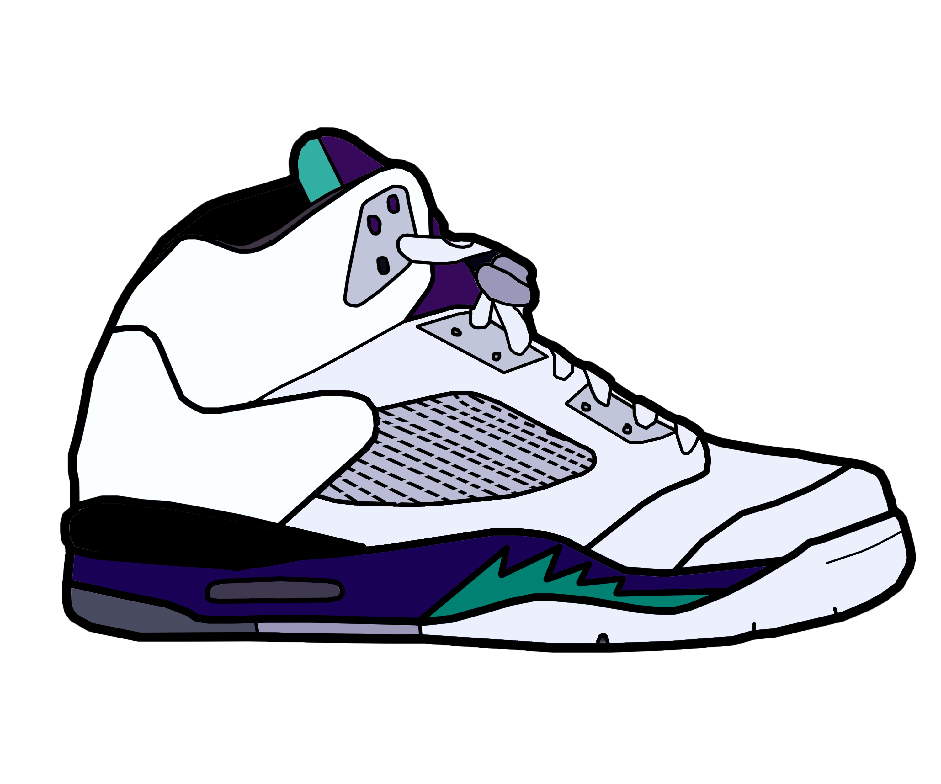 How To Draw Jordans Shoes Step By Step - Howto Techno