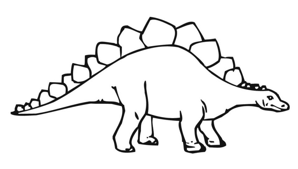 Dinosaurs Stegosaurus Coloring Pages - BIELA-CHUMEL