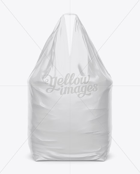 Download Download 1000kg Concrete Plastic Bag Mockup - Front View PSD